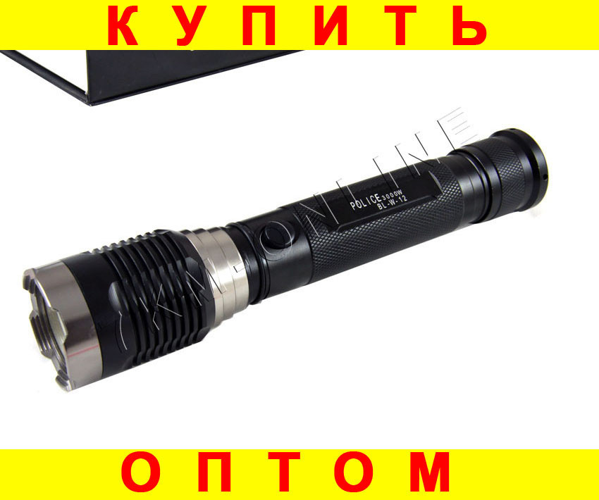 

Тактический фонарь POLICE BL-W-12, Черный