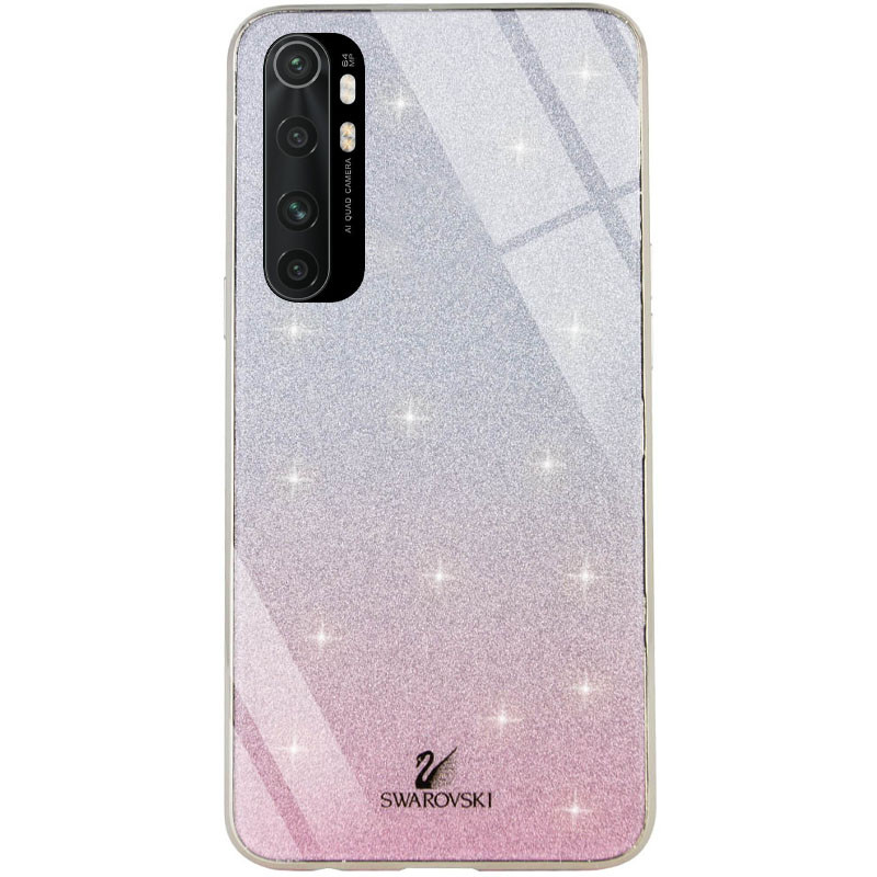 

TPU+Glass чехол Swarovski для Xiaomi Mi Note 10 Lite