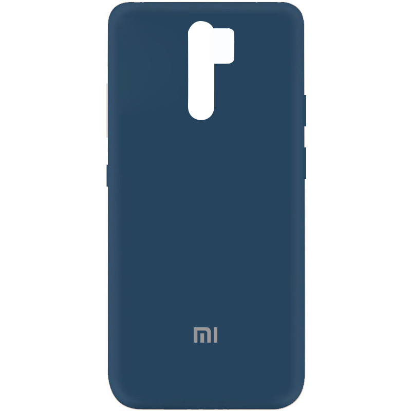 

Силиконовый чехол для Xiaomi Redmi 9, My Colors, Navy blue, микрофибра внутри, Синий