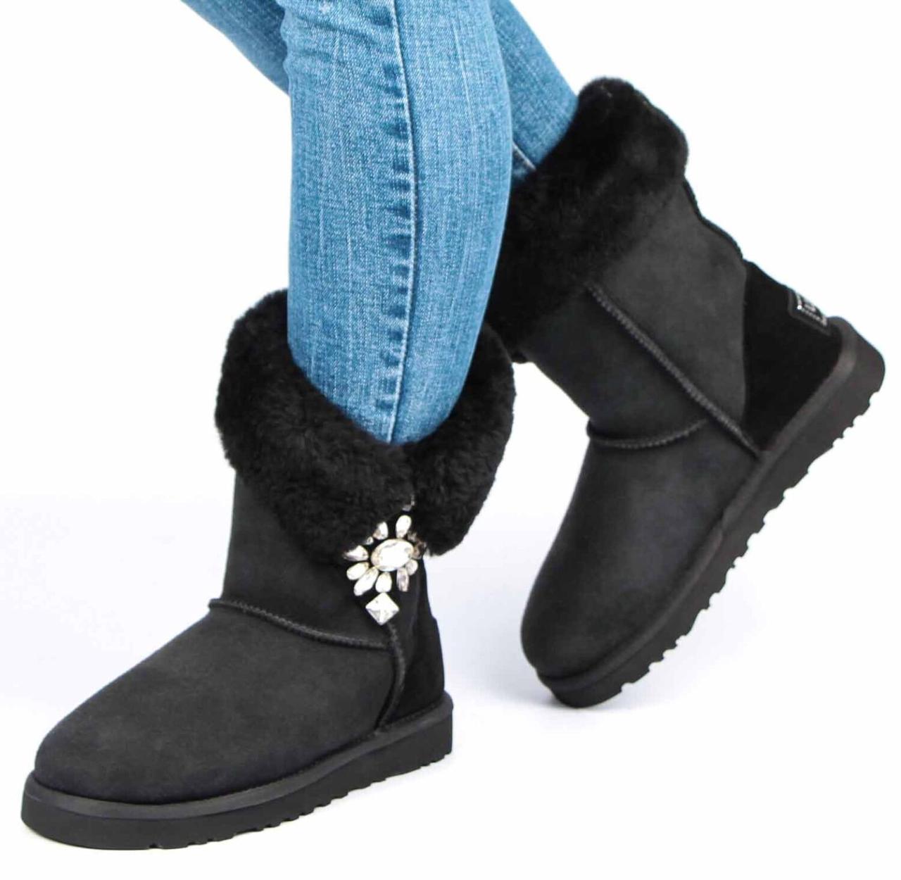 

Женские угги UGG Classic Chort 5846, Черный, 39, 2973310086874