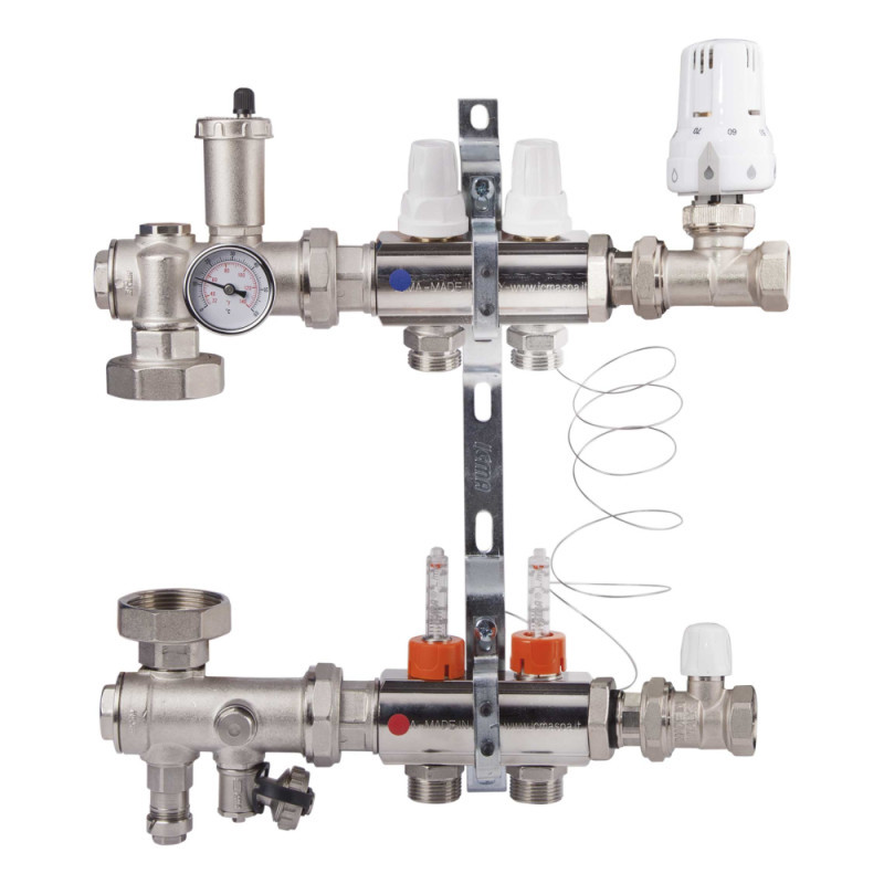 

Коллекторная группа ICMA A3K013 1''x3/4'' - 2 выход, с расходомером