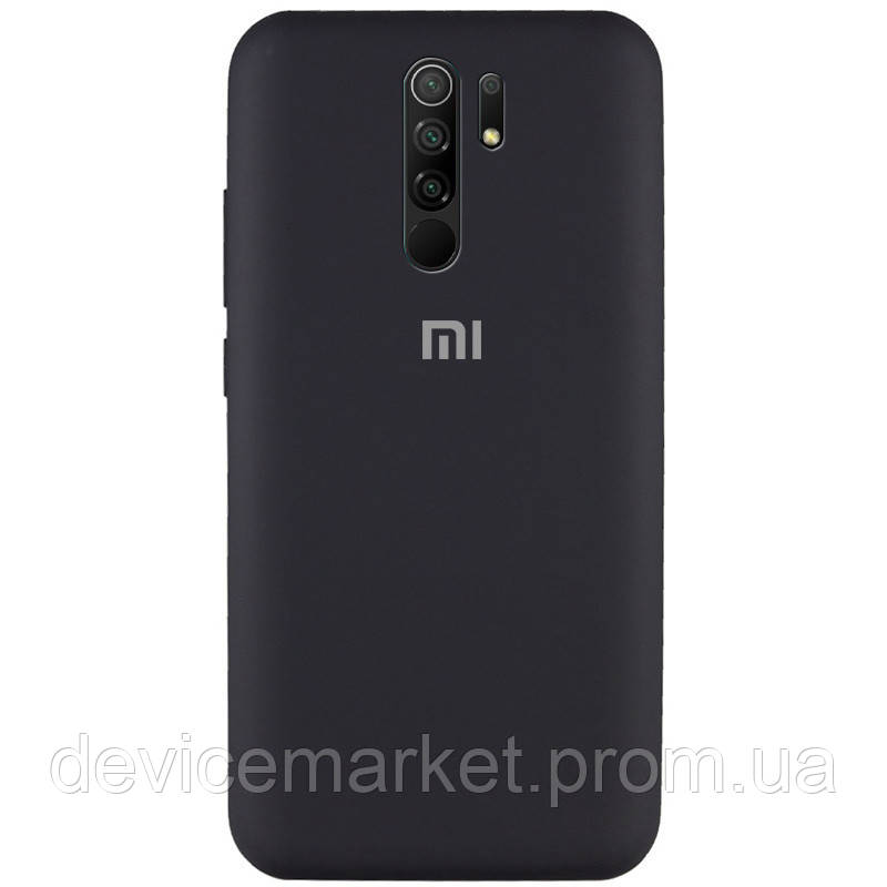 

Чехол Silicone Cover Full Protective (AA) для Xiaomi Redmi 9, Черный / black