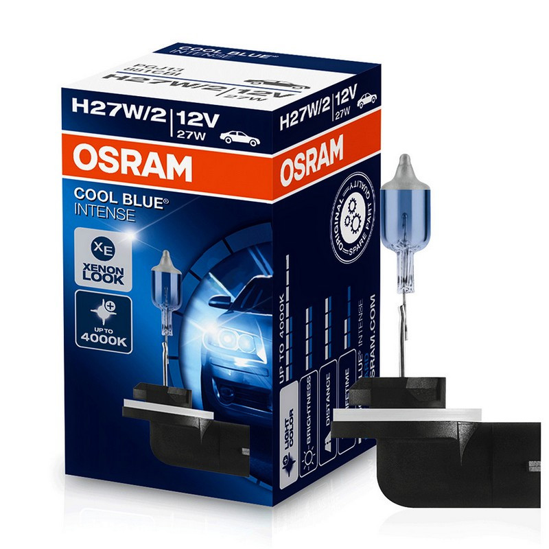 

Галогеновая лампа OSRAM 27W 12V PGJ13 СOOL BLUE INTENSE H27W/2 (881CBI-FS)