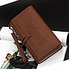 Чоловічий шкіряний гаманець Baellerry Guero коричневого кольору, фото 6