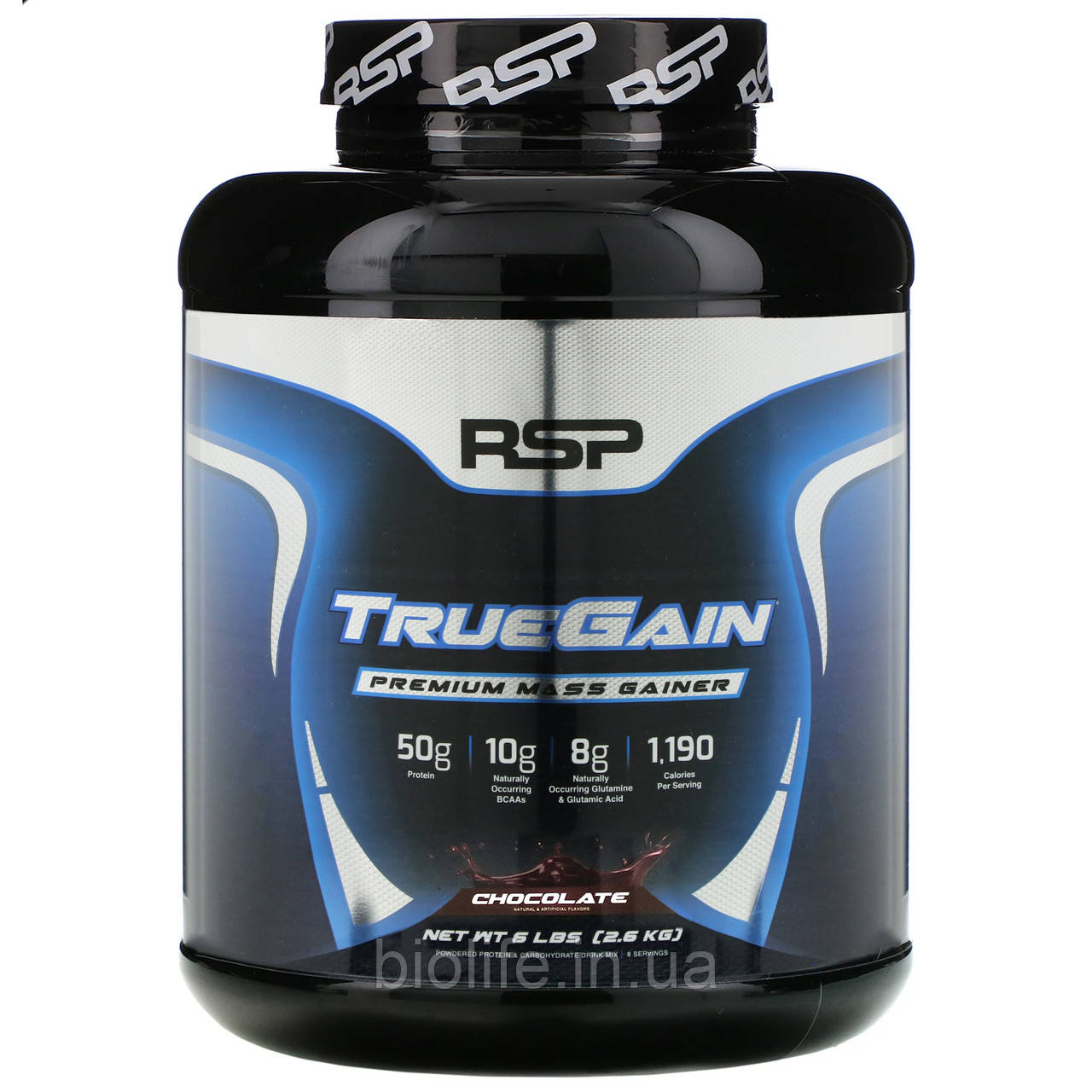 

RSP Nutrition, TrueGain Premium Mass Gainer, Chocolate, 6 lbs (2.6 kg)