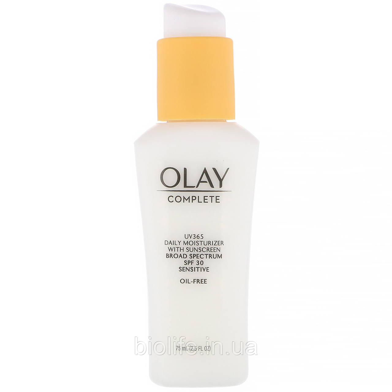 

Olay, Complete, UV365, дневное увлажняющее средство, SPF 30, для чувствительной кожи, 75 мл (2,5 жидк. унции)