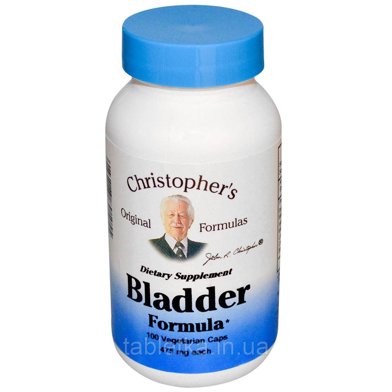 

Christopher's Original Formulas, Bladder Formula, 475 mg, 100 Vegetarian Caps