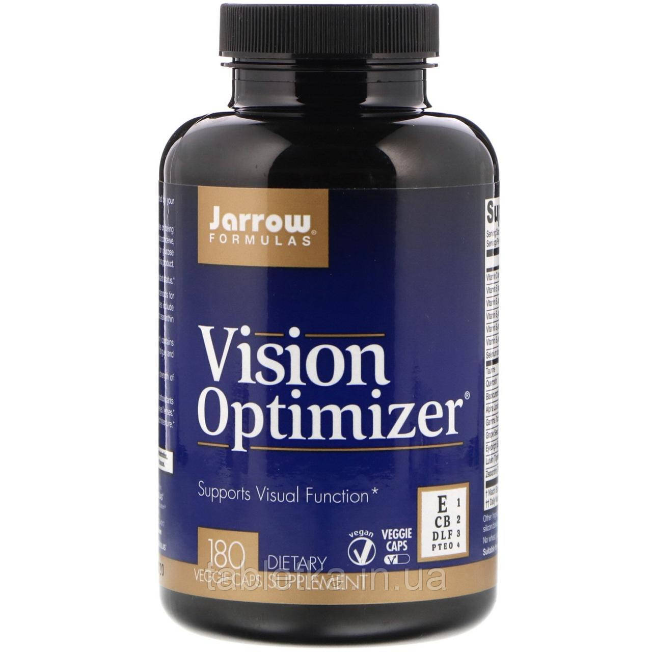 

Jarrow Formulas, Vision Optimizer, 180 вегетарианских капсул