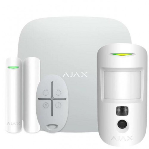 

Комплект сигнализации Ajax StarterKit Cam Plus white