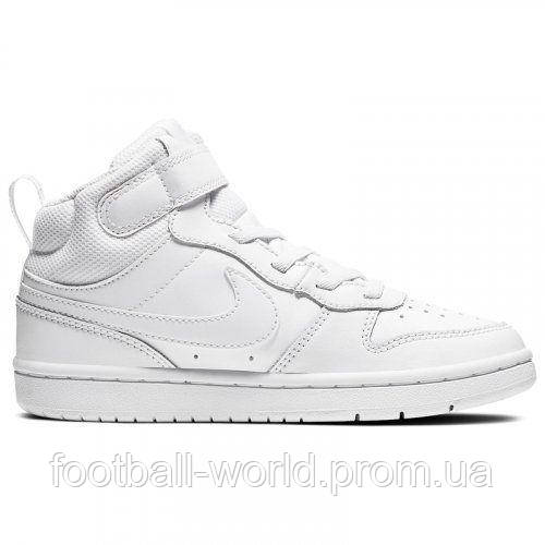 

Кроссовки детские Nike COURT BOROUGH MID 2 PS белые CD7783-100, Белый