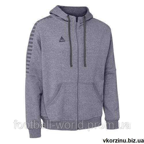 

Толстовка Select Torino zip hoodie серая