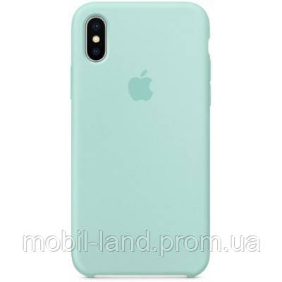 

Накладка Silicone Case для iPhone XS Max Blue Green