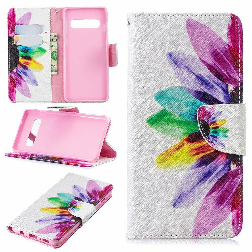 

Чехол-книжка Deexe Color Wallet для Samsung Galaxy S10 (G973) - Petals Pattern