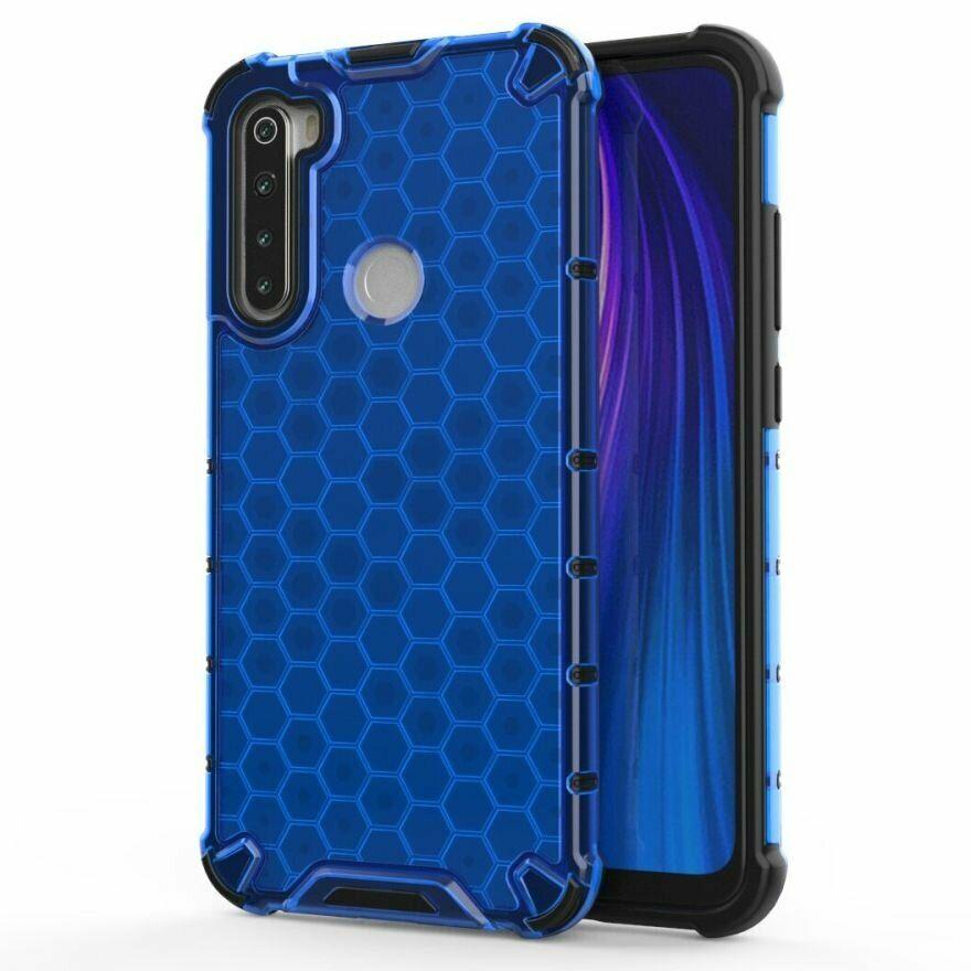 

Защитный чехол Deexe Honeycomb Series для Xiaomi Redmi Note 8 - Blue