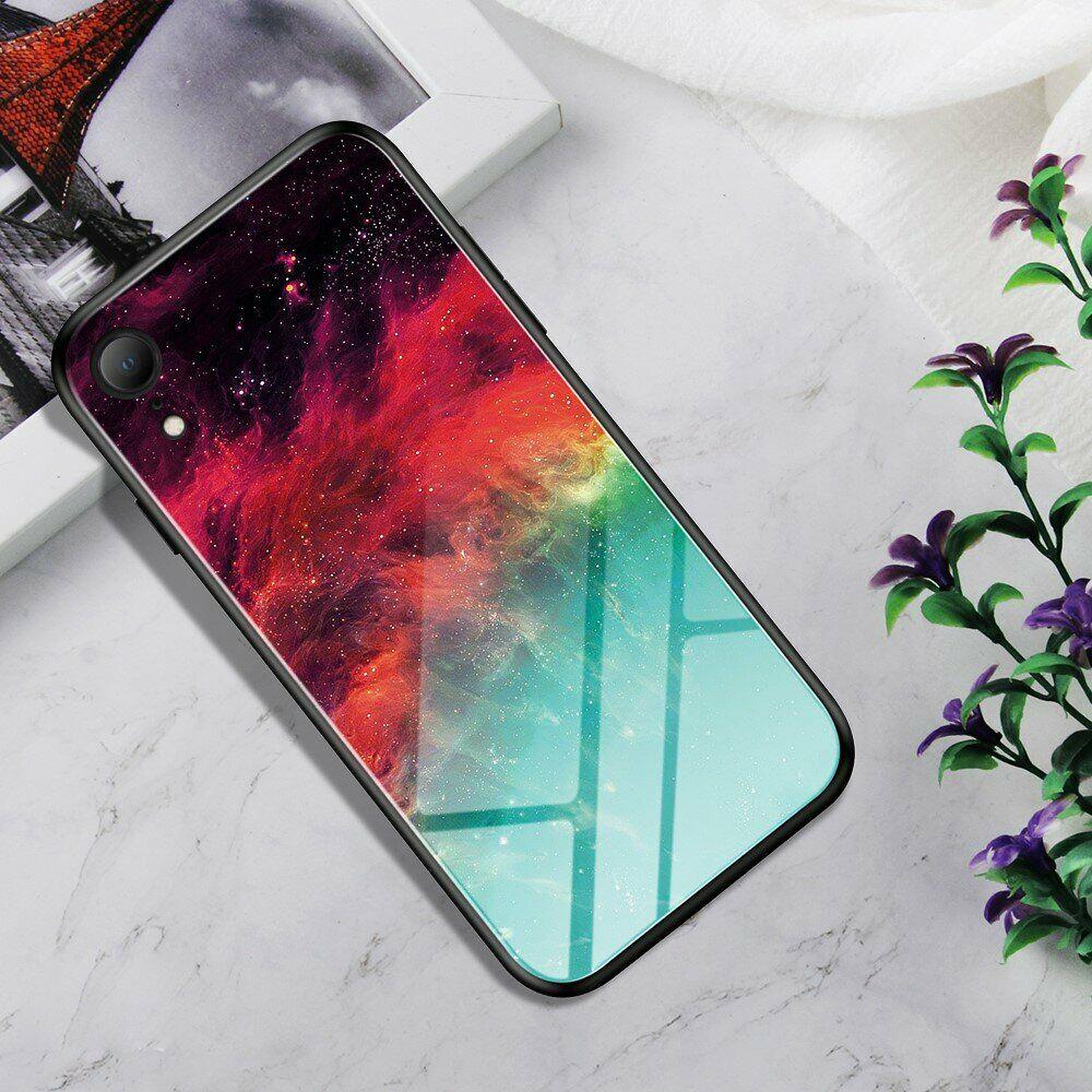 

Защитный чехол Deexe Gradient Pattern для Apple iPhone XR - Colorful Nebula