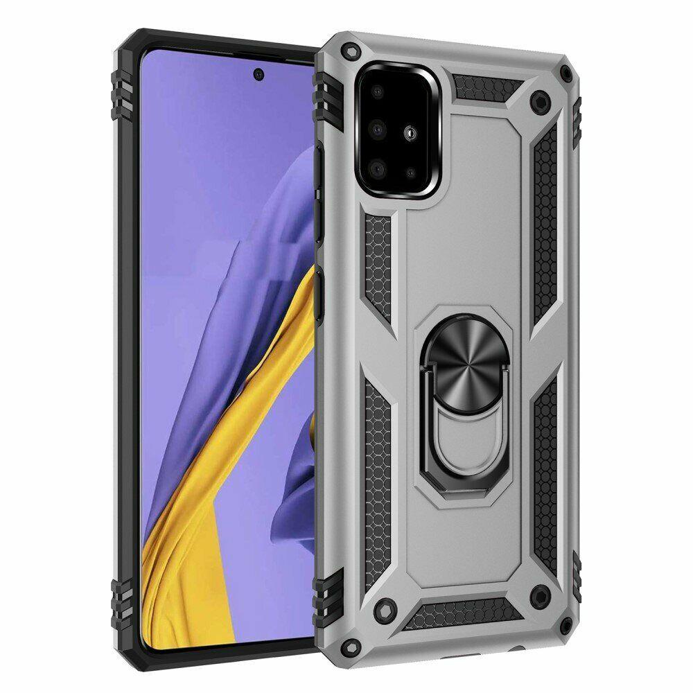 

Защитный чехол Deexe Armor Case для Samsung Galaxy A51 (А515) - Silver