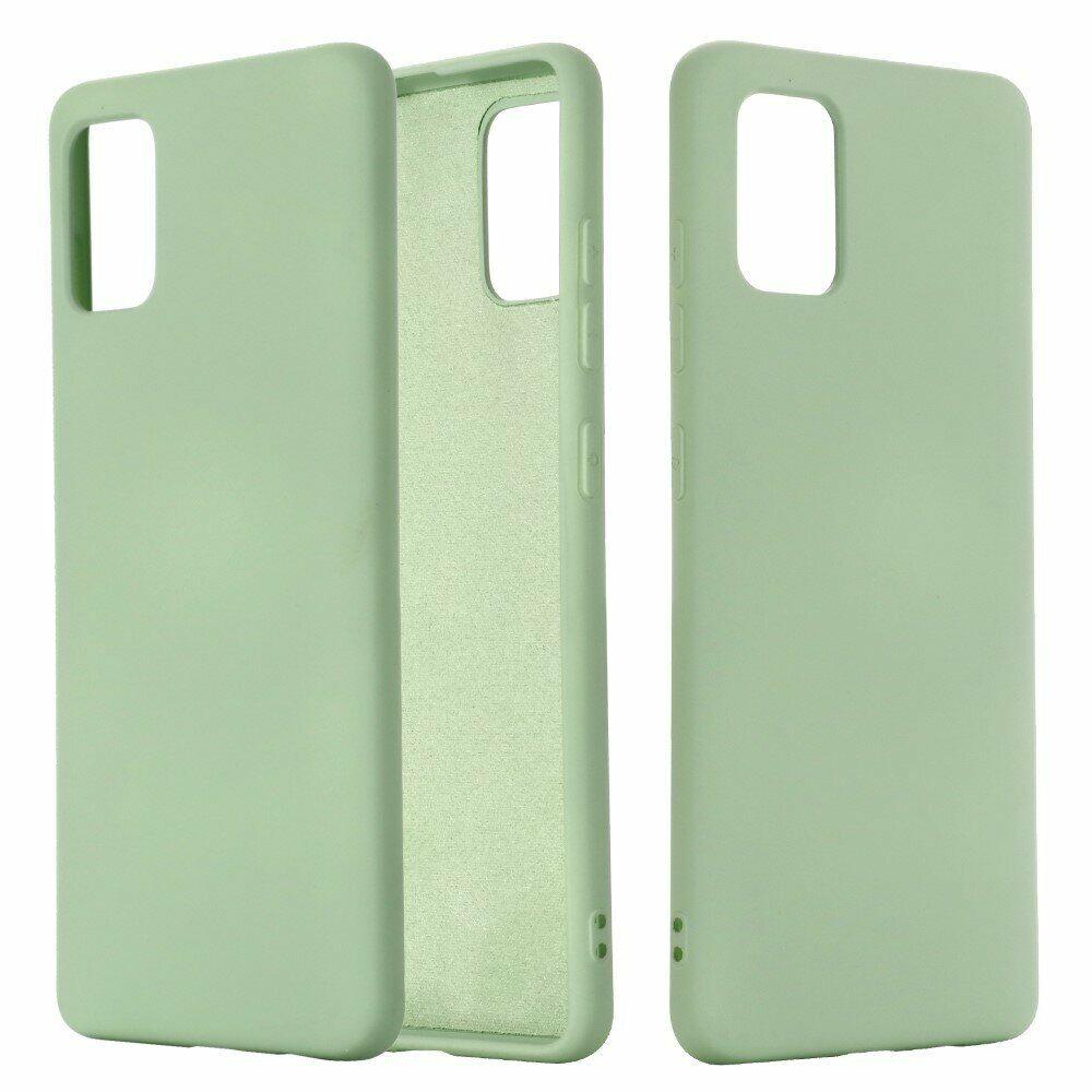 

Защитный чехол Deexe Silicone Case для Samsung Galaxy A51 (А515) - Green