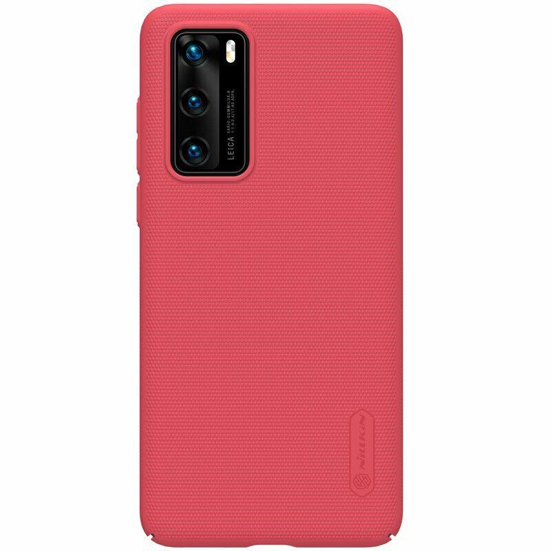 

Пластиковый чехол NILLKIN Frosted Shield для Huawei P40 - Red