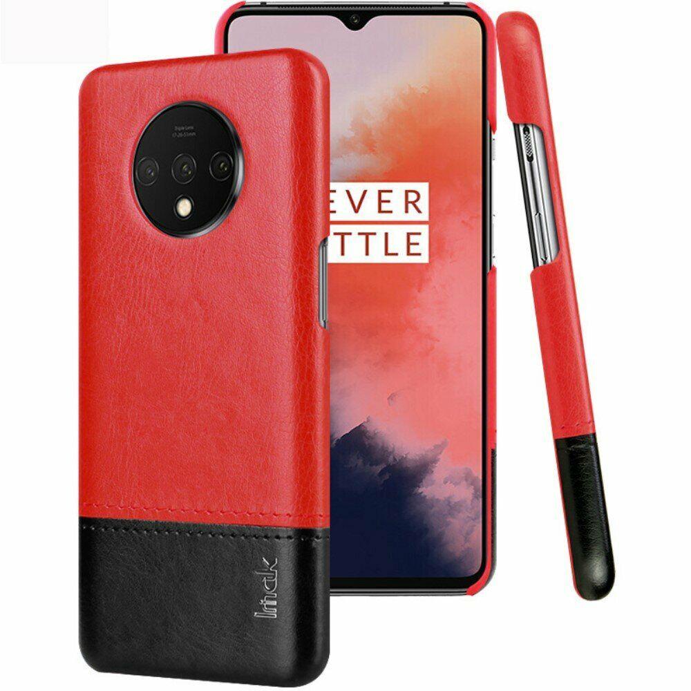 

Защитный чехол IMAK Leather Series для OnePlus 7T - Red+Black