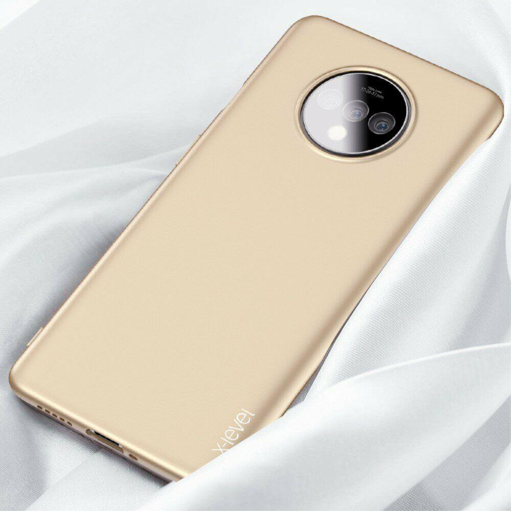 

Силиконовый чехол X-LEVEL Matte для OnePlus 7T - Gold