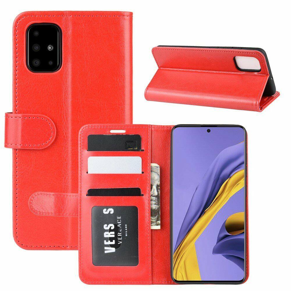 

Чехол-книжка Deexe Wallet Style для Samsung Galaxy A51 - Red