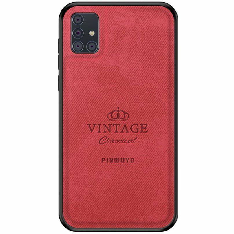 

Защитный чехол PINWUYO Vintage Series для Samsung Galaxy A51 (А515) - Red