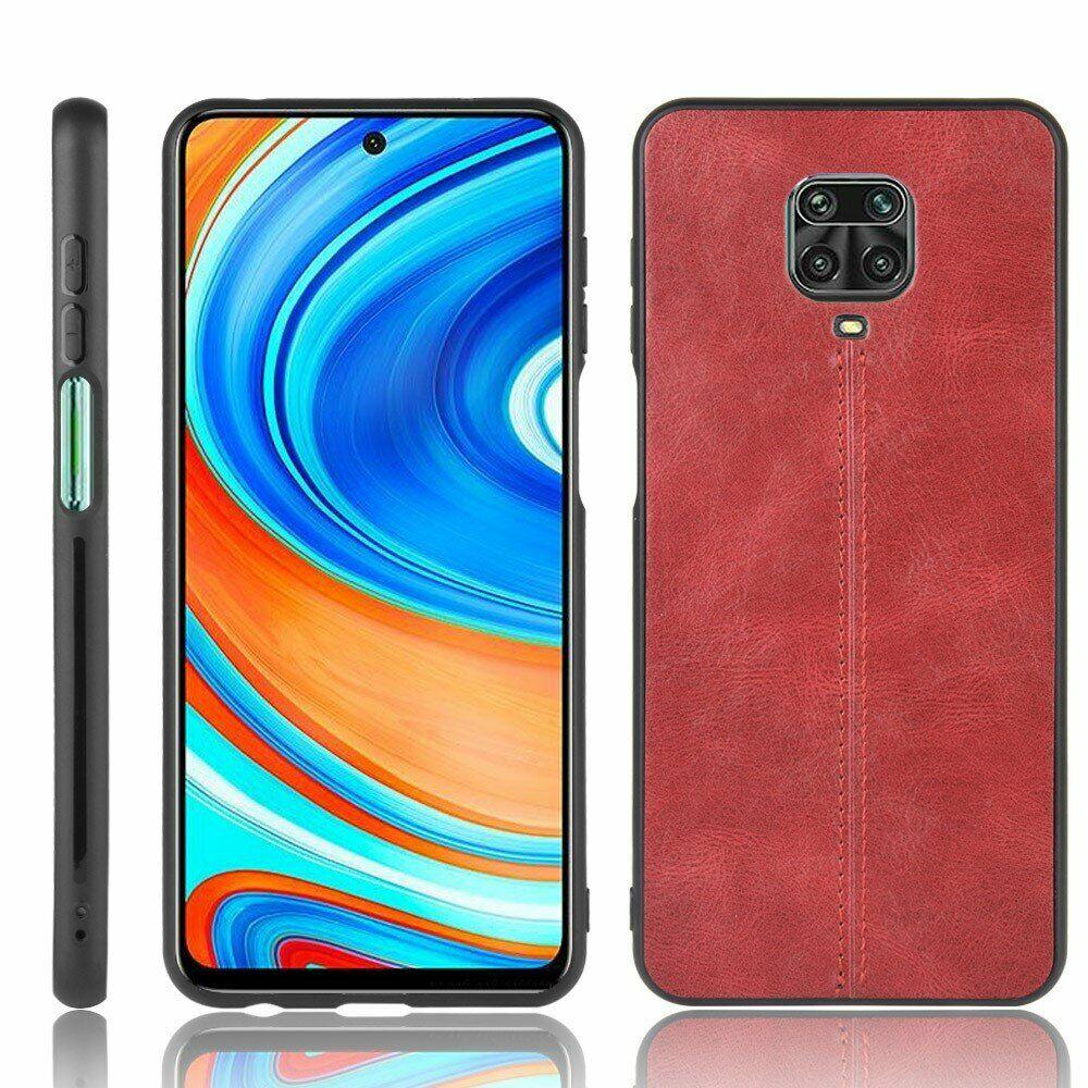 

Защитный чехол UniCase Leather Series для Xiaomi Redmi Note 9 Pro Max / Note 9 Pro / Note 9s - Red