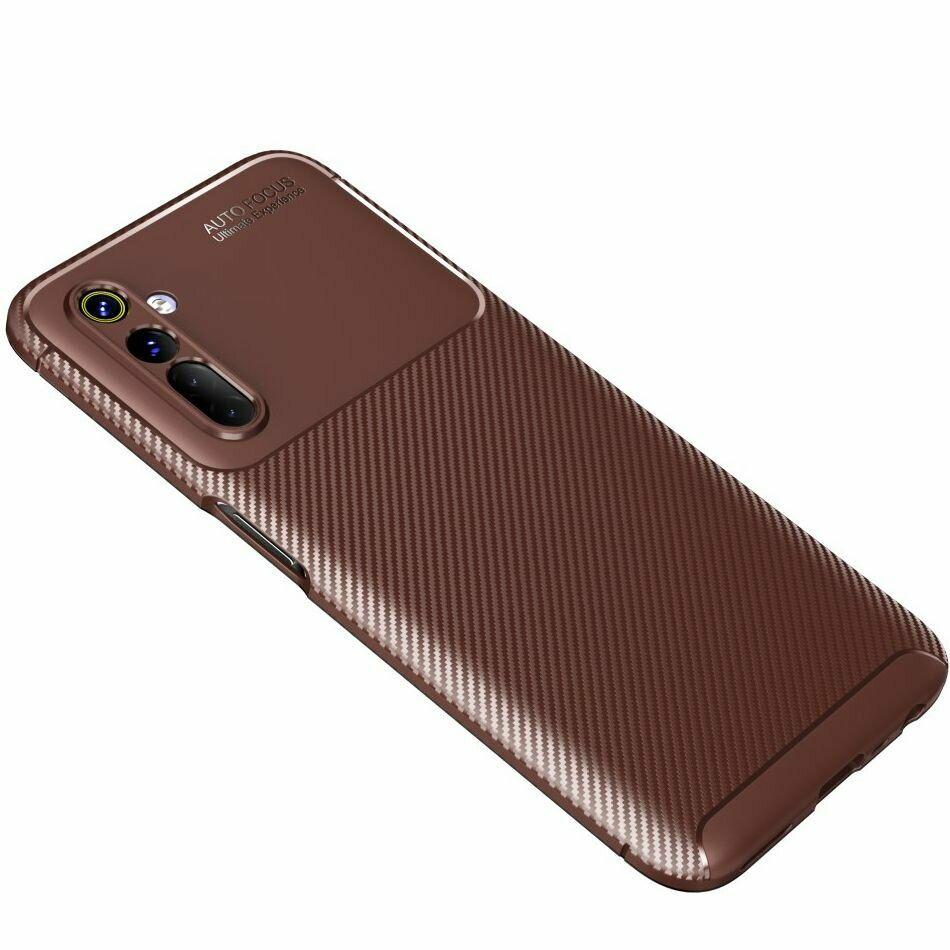 

Защитный чехол Deexe Fusion для Realme 6 / 6s - Brown