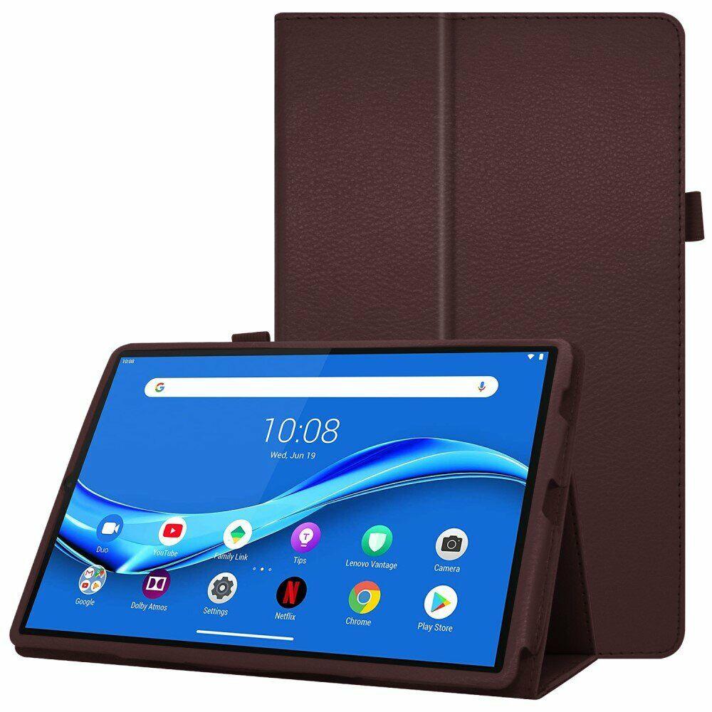 

Чехол Deexe Folder Style для Lenovo Tab M10 Plus X606F - Coffee