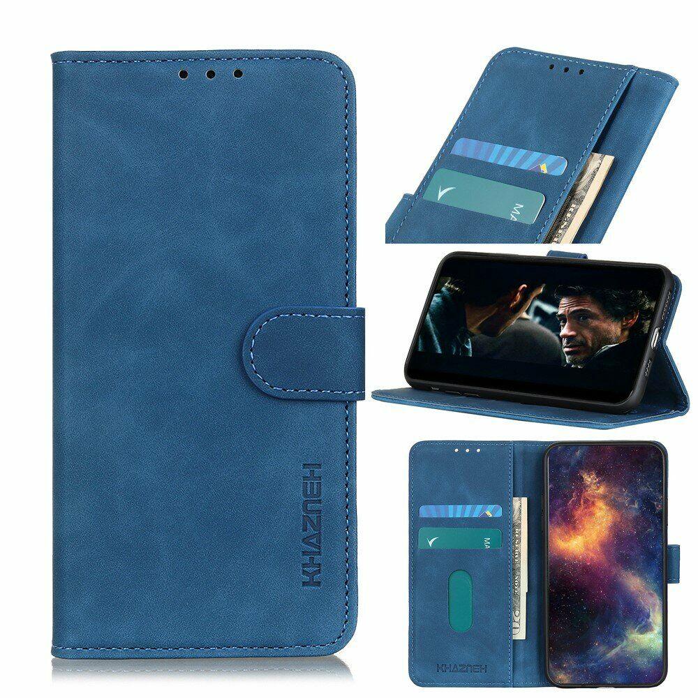 

Чехол-книжка KHAZNEH Retro Wallet для OnePlus Nord - Blue