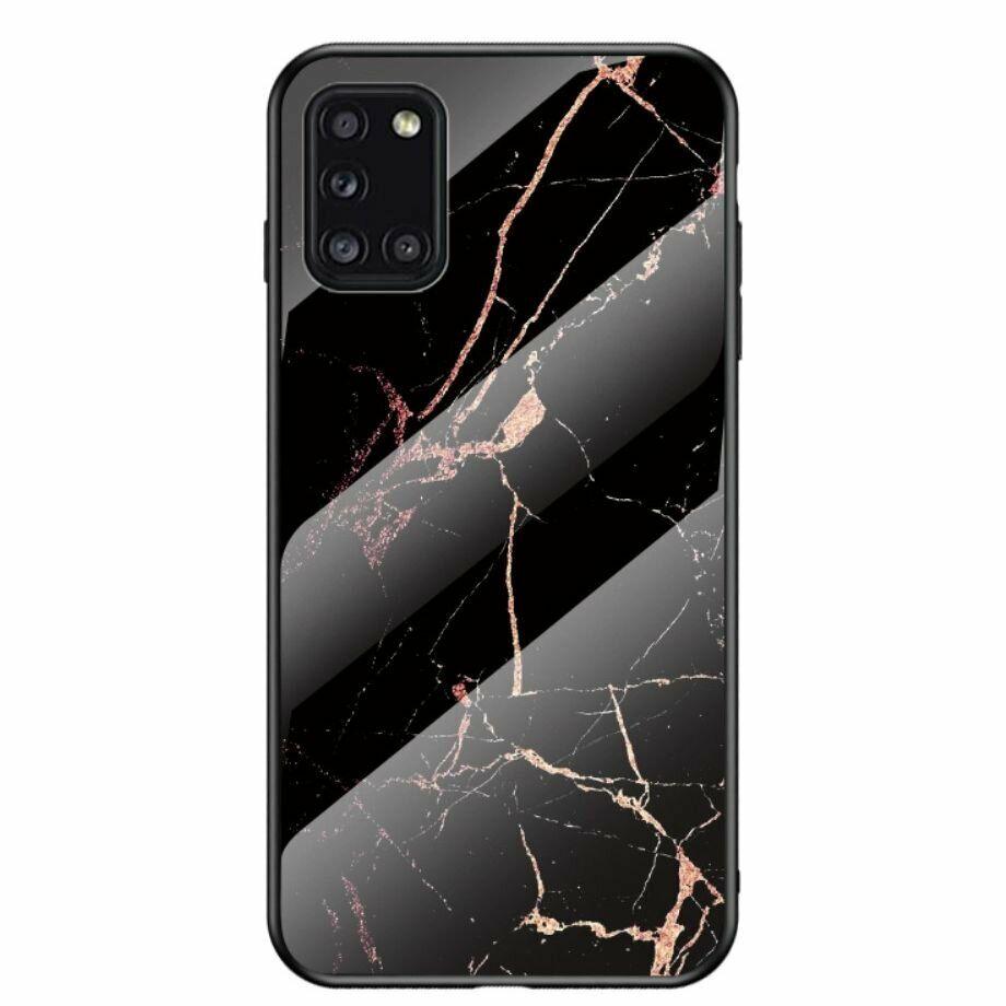 

Защитный чехол Deexe Gradient Pattern для Samsung Galaxy A31 (A315) - Black / Gold