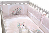 Постельный комплект в кроватку Baby Veres Summer bunny pink 6 предметов, фото 2