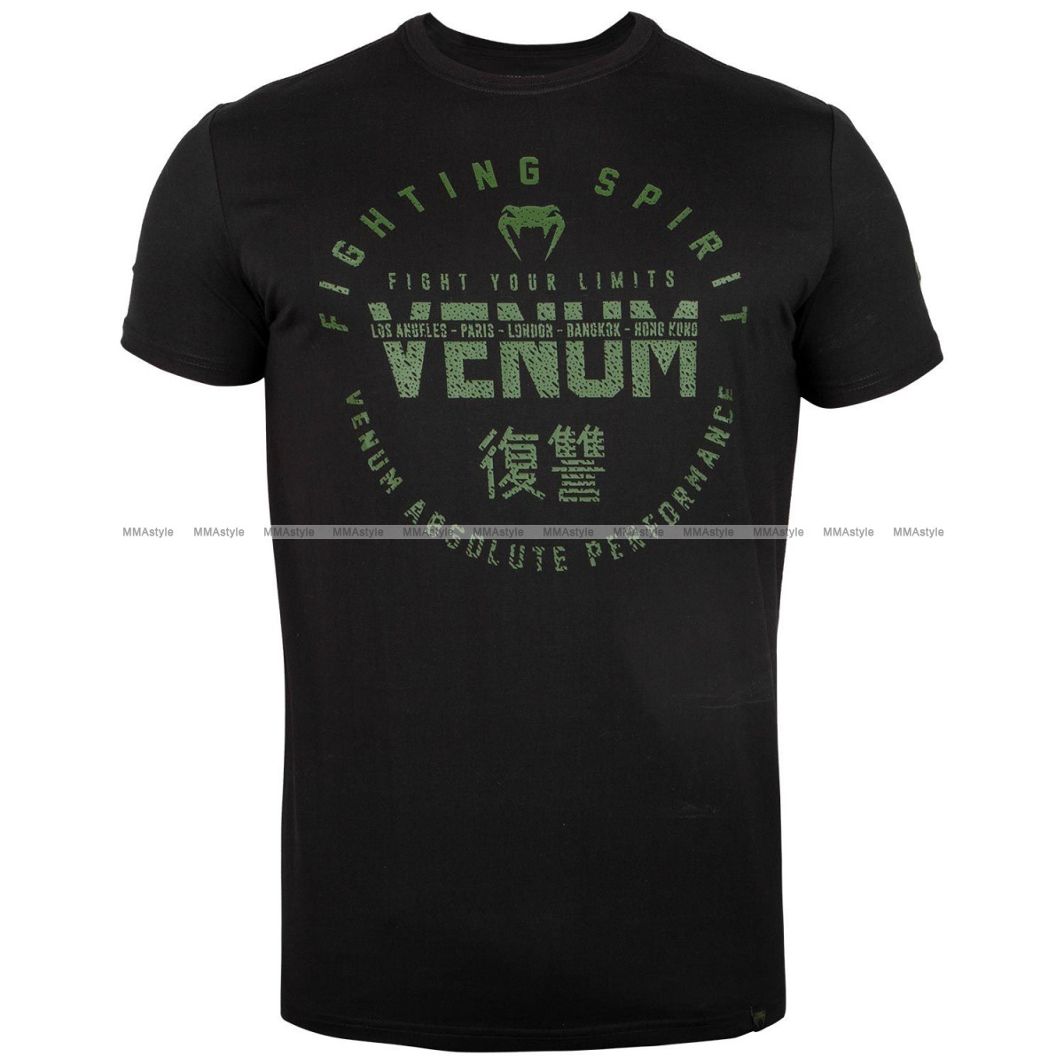 

Футболка Venum Signature T-shirt Short Sleeves Black Khaki Exclusive M, Черный/хаки