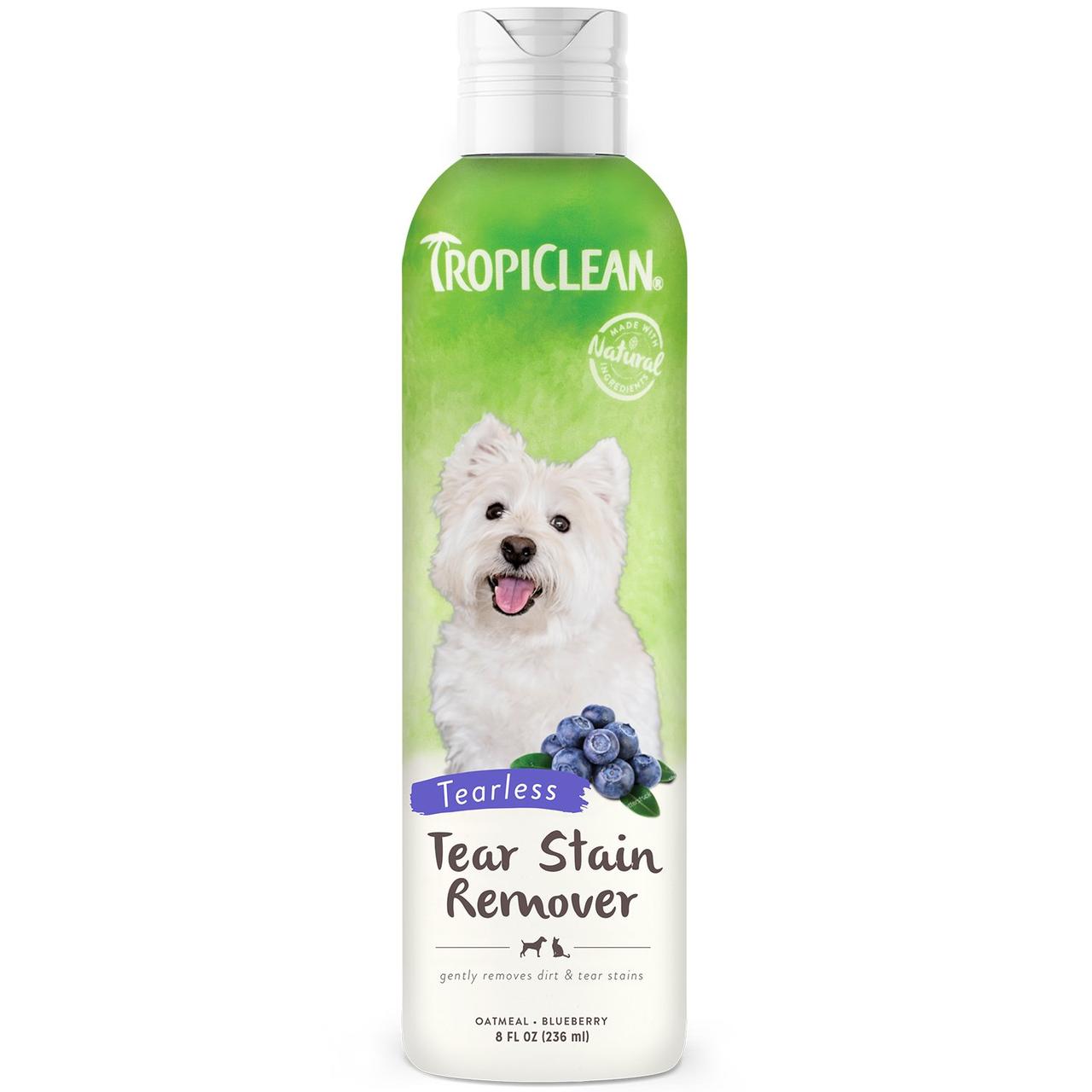 

Гель TropiClean SPA Tear Stain Facial Cleanser 236 мл для умывания потеков вокруг глаз с черникой Тропиклин