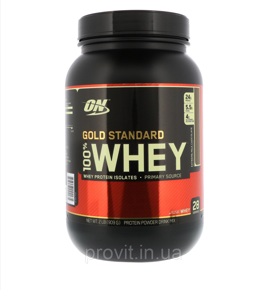 

Протеин Оригинал США! Optimum Nutrition 100 % Whey Gold Standard 909 г Extreme milk chocolate Молочный шоколад