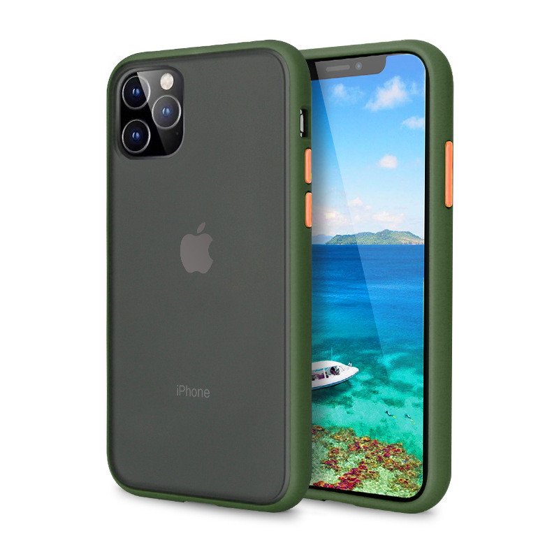 

Панель Wemacy Gingle Case для iPhone 11 Pro Green orange (GSC-0071