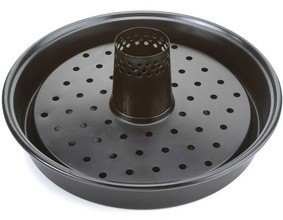 Стійка для курки з піддоном з нержавіючої сталі з керамічним антипригарним покриттям GrillPro 98240