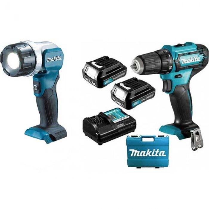 

Аккумуляторный шуруповерт Makita DF333DWYL1 + фонарь (DF333DWYL1)