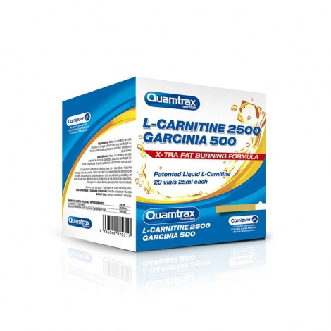 

Жиросжигатель Quamtrax L-Carnitine 2500 Garcinia 500, 20 ампул/уп Апельсин