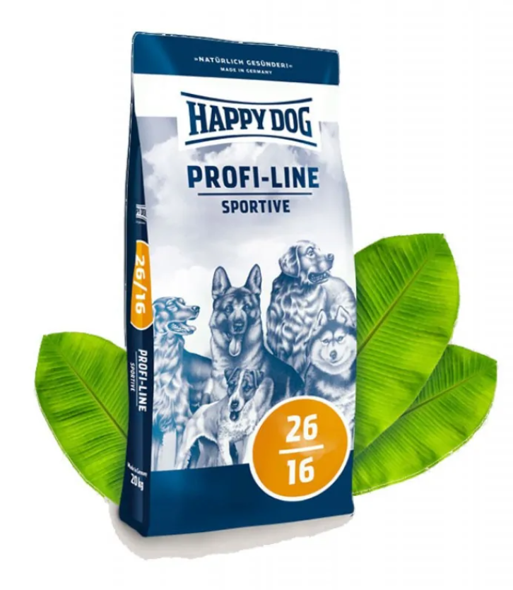 

Корм HAPPY DOG 26/16 Profi-Line Sportive 20 кг - для взрослых и рабочих собак ( Хэппи Дог Профи-Лайн Спорт)