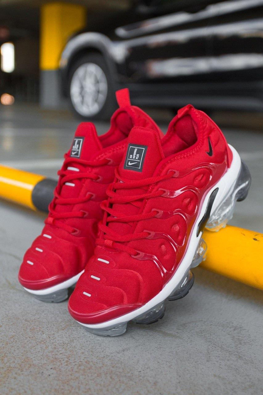 

Женские кроссовки Nike Air VaporMax Plus Red White / Найк Аир ВапорМакc Плюс Красные Белые 41, Красный