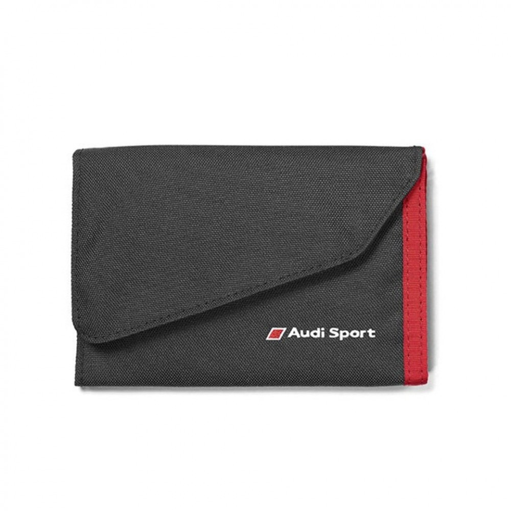 

Портмоне Audi Sport Wallet, Black / Red, артикул 3151600400