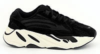 Жіночі Кросівки Adidas Yeezy 700 V2 Black White" - "Чорні Білі Рефлективні", фото 1