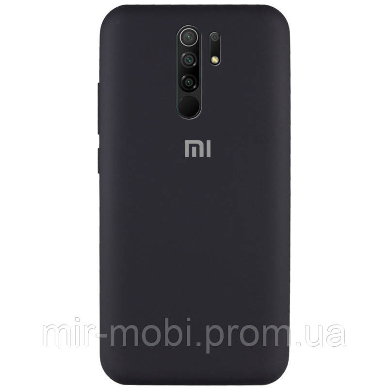 

Чехол Silicone Cover Full Protective (AA) для Xiaomi Redmi 9, Черный / black