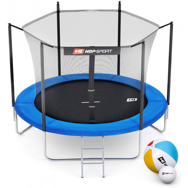 

Батут Hop-Sport 8ft (244cm) blue з внутрішньою сіткою