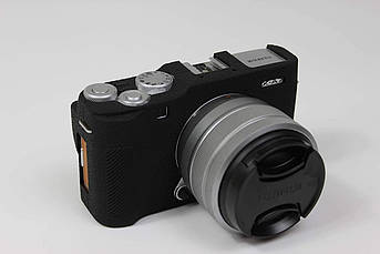 Захисний силіконовий чохол для фотокамери FujiFilm X-A7 - чорний