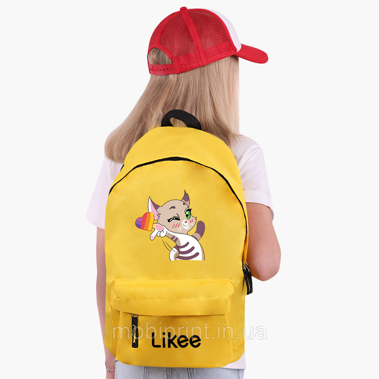

Детский рюкзак Лайк Котик (Likee Cat) (9263-1032) Желтый