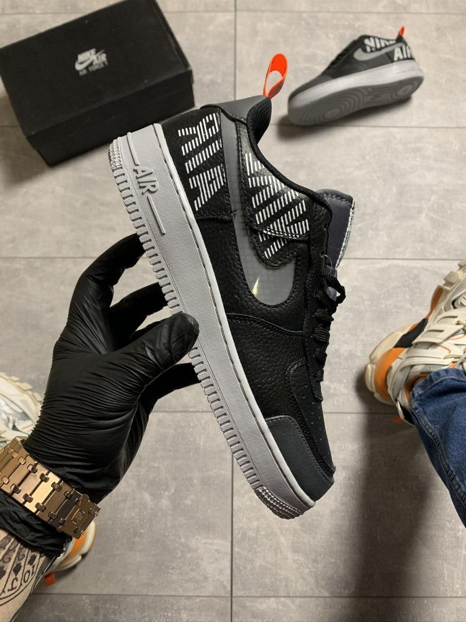 

Nike Air Force Low '07 LV8 black/grey 45, Черные