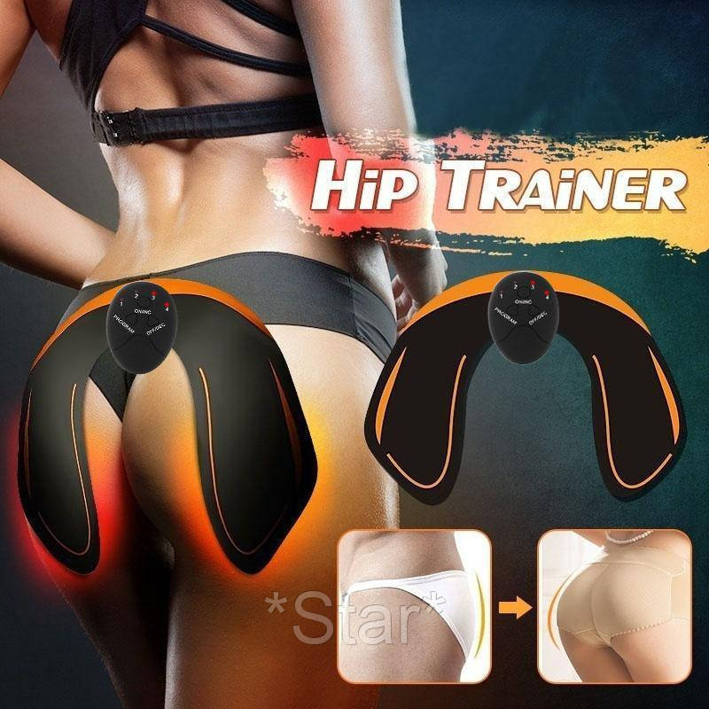 

Тренажер миостимулятор для ягодиц EMS Hips Trainer, тренажер для ягодичных мышц, миостимулятор, Черный