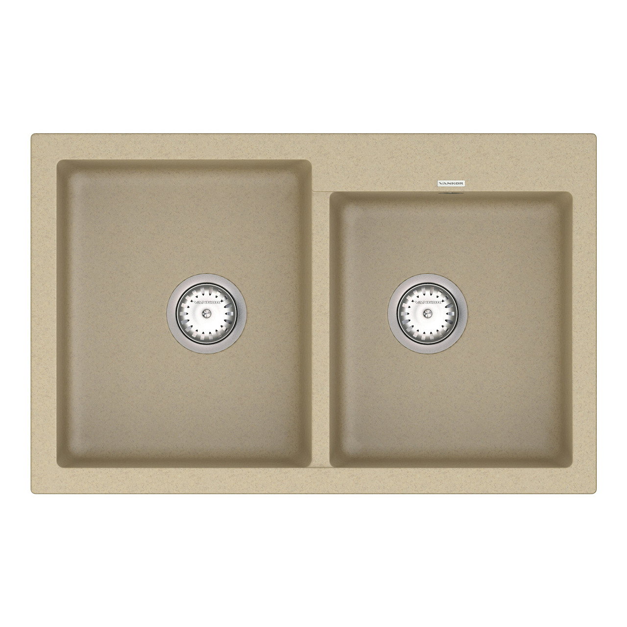

Кухонная мойка VANKOR Orman OMP 05.80 Safari + сифон VANKOR, Сафарі
